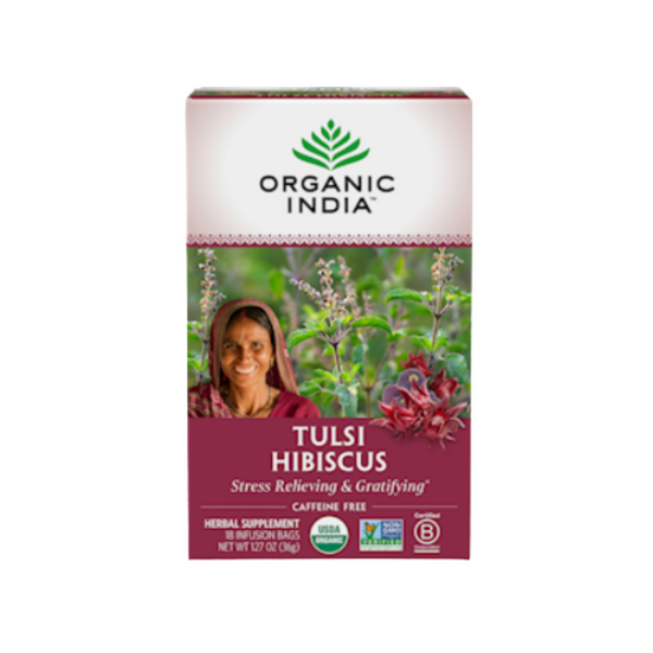 Organic India Tulsi Hibiscus Tea