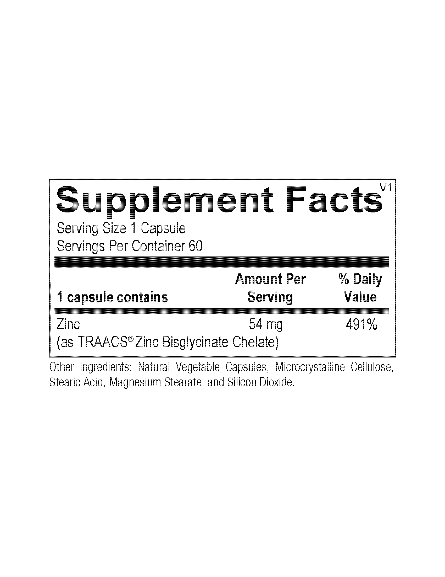 OrthoMolecular Reacted Zinc Capsules 2