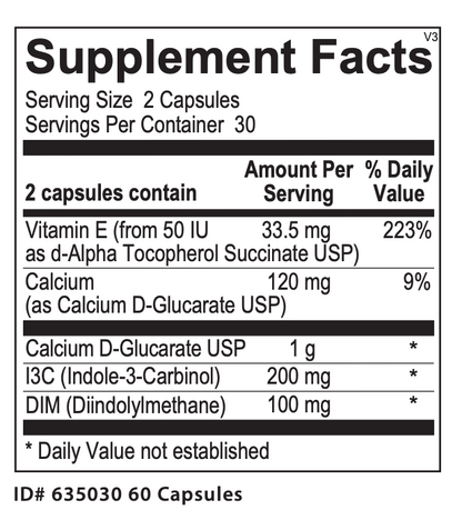 OrthoMolecular CDG EstroDIM Capsules 2