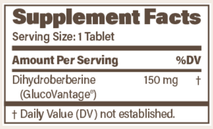 Endurance Products Dihydroberberine SR 150mg Tablets