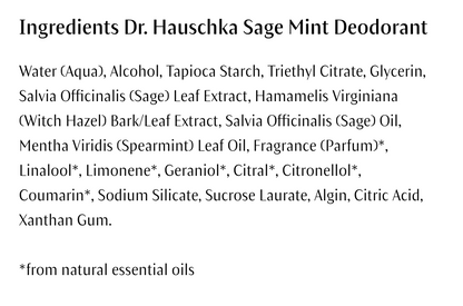 Dr. Hauschka Sage Mint Deodorant