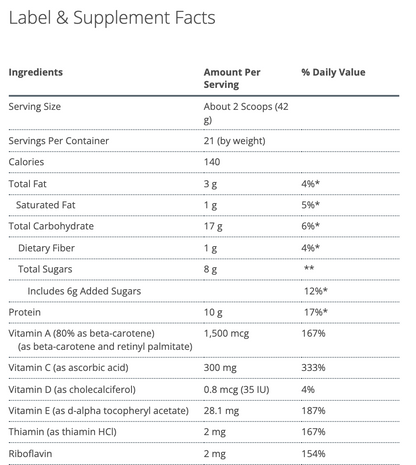 Metagenics UltraClear Plus Powder