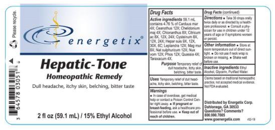 Energetix Hepatic-Tone Liquid