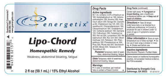 Energetix Lipo-Chord Liquid