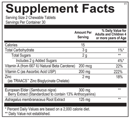 OrthoMolecular Virakid Chewable Tablets 2