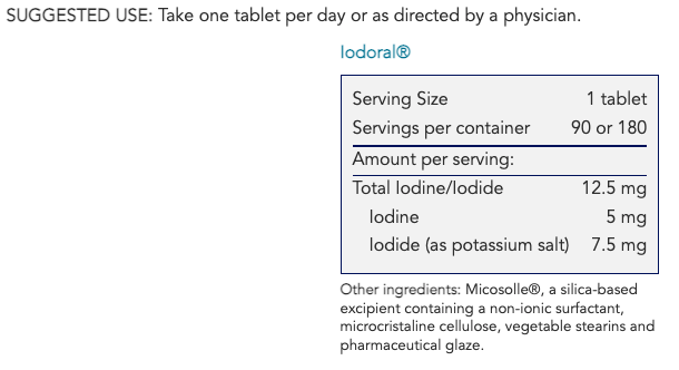 Optimox Iodoral IOD 12.5 Tablets