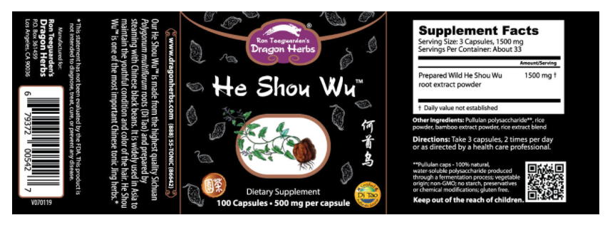Dragon Herbs He Shou Wu Capsules