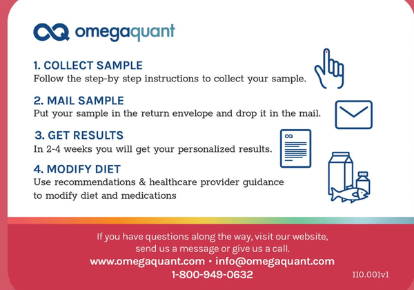 OmegaQuant Hemoglobin A1c (HbA1c) Test Kit