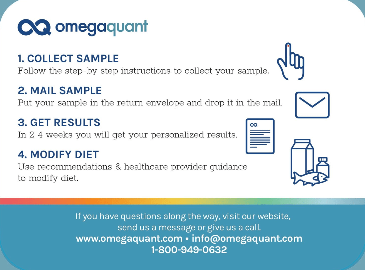 OmegaQuant Omega-3 Index Plus Test Kit