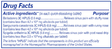 Boiron SinusCalm Tablets
