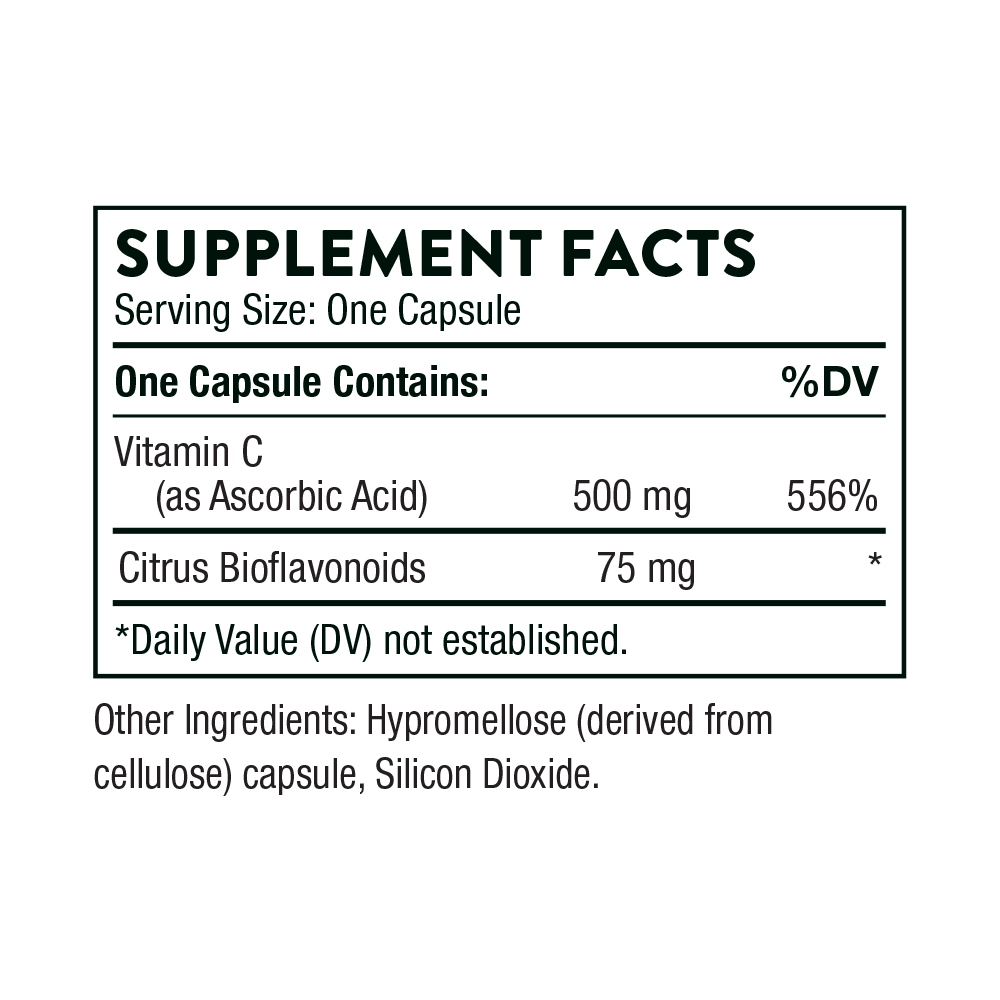 Thorne Vitamin C with Flavonoids Capsules