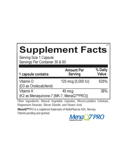 OrthoMolecular Vitamin K2 with D3 Capsules 2