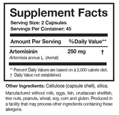 Researched Nutritionals Artemisinin Solo Capsules