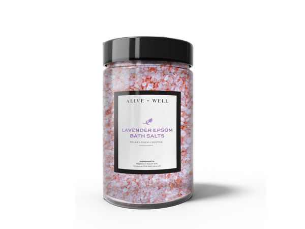 Alive and Well Lavender Bath Salts