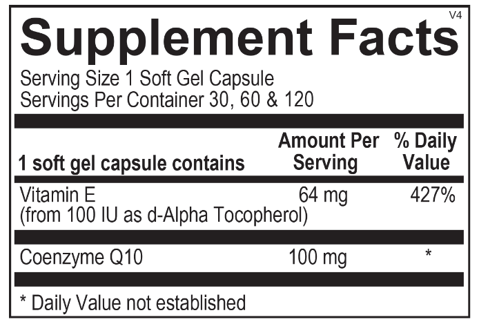 Orthomolecular CoQ10 Softgels
