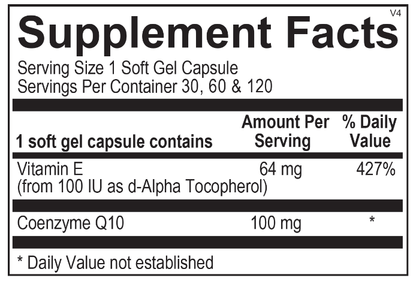 Orthomolecular CoQ10 Softgels
