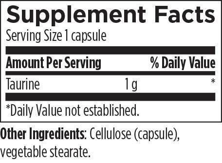 Designs for Health Taurine Capsules