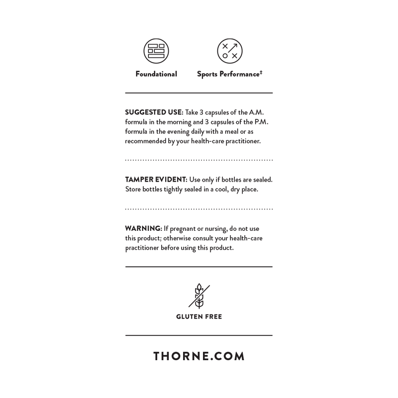 Thorne Multi-Vitamin Elite Capsules- NSF Certified for Sport